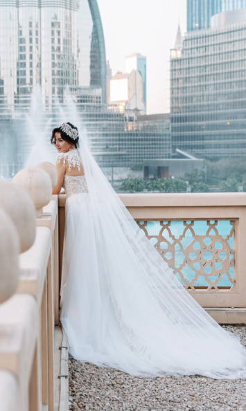 Bride in a Fancy Dress in Manchester