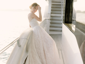 Bride on a Yacht