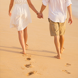 Endless sands and wedding in Blackpool