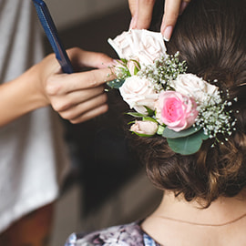 Image of the bride and groom